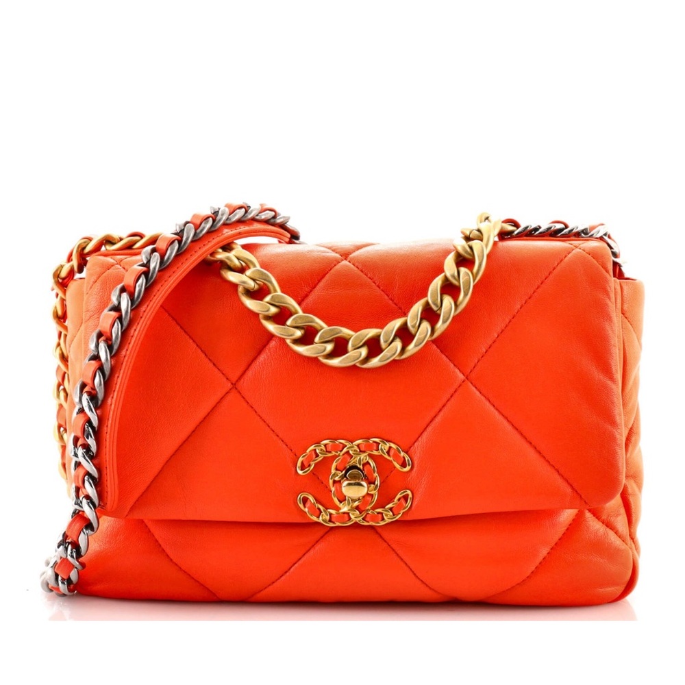 Chanel 19 Flap Bag Quilted Lambskin Medium